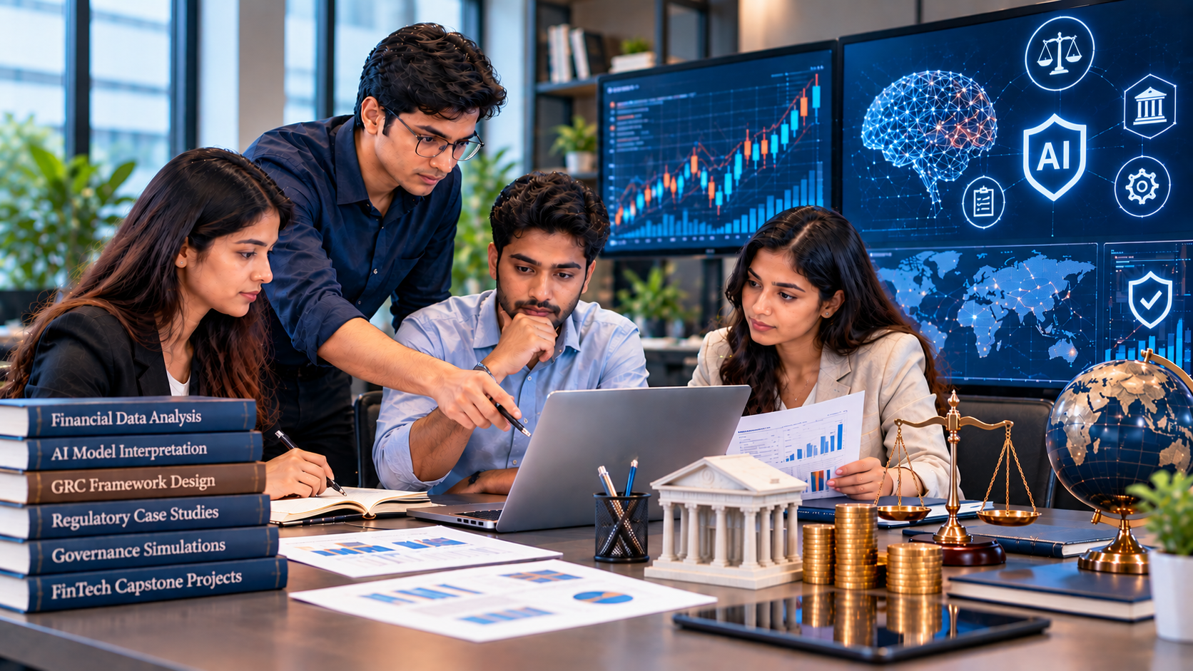 Jagadguru Kripalu University Course at a Glance - FinTech & AI Research