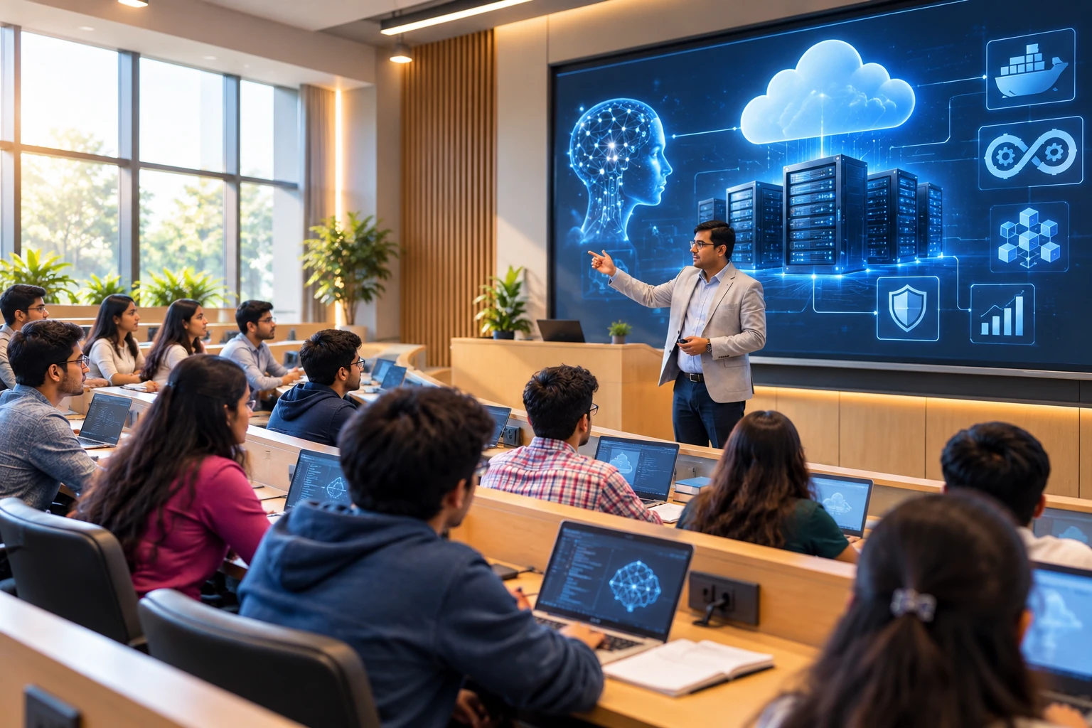 JKU B.Tech (CSE) with AI & Cloud Computing Introduction - Cloud & AI Classroom